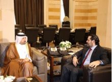 رئيس مجلس الوزراء اللبناني يستقبل سفير دولة قطر