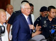 Malaysia’s Najib Razak pleads not guilty at start of 1MDB trial
