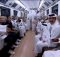 صاحب السمو يستقل مترو الدوحة للتوجه لاستاد الجنوب (فيديو)