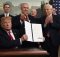 President Donald Trump officially recognizes Israeli sovereignty of Golan Heights