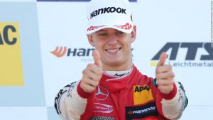Son of racing legend Schumacher makes F1 test debut