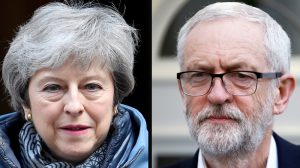 May and Corbyn agree to continue talks on Brexit