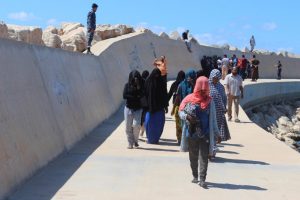 Libyan coast guard intercepts Europe-bound migrants