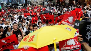 Hong Kong sees new umbrella protests over China extradition bill